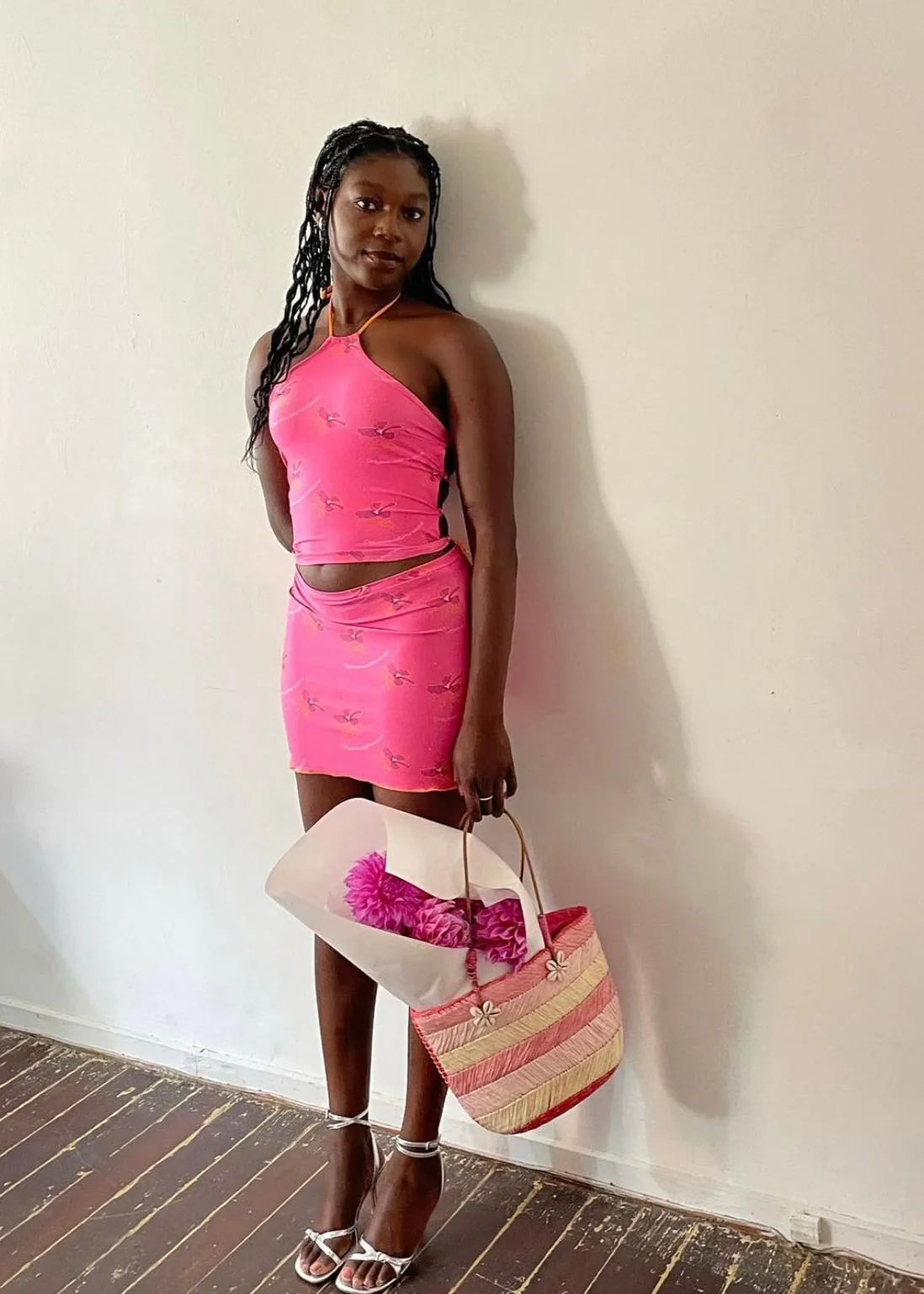 Fuchsia hibiscus - Halter top - Image 6